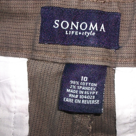 2 Pairs Womens Pants Size 10 Sonoma Mexx - Picture 8 of 8